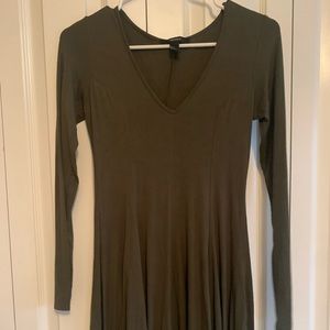 Forever 21 long sleeve skater style mini dress